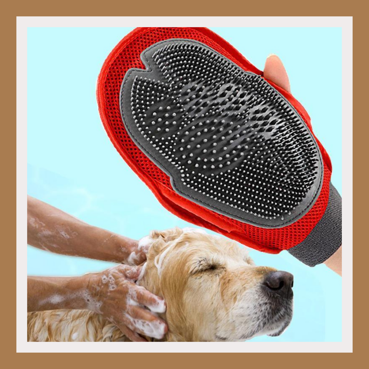 Dog Fur Grooming & Massage Brush