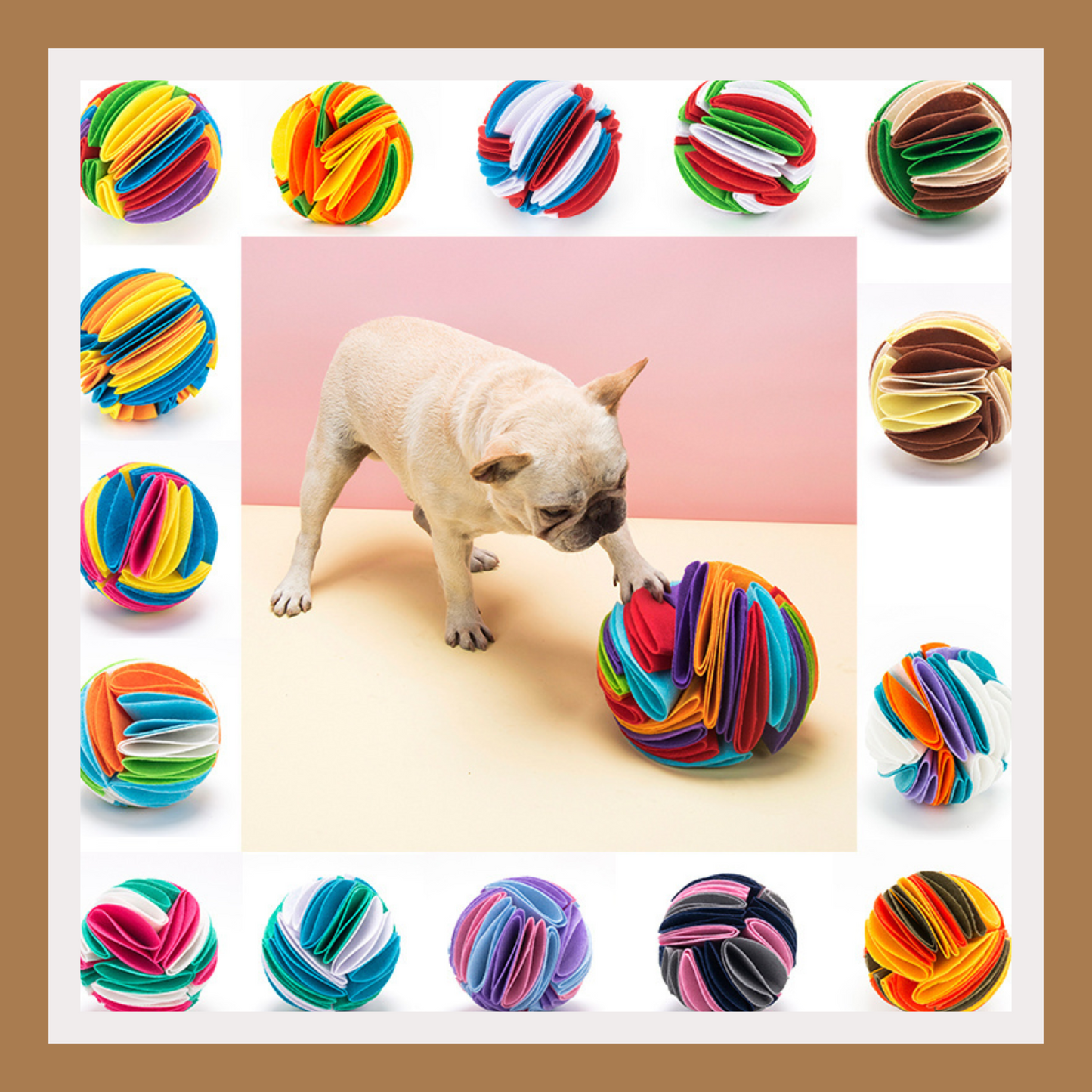 Foldable Dog Snuffle Ball