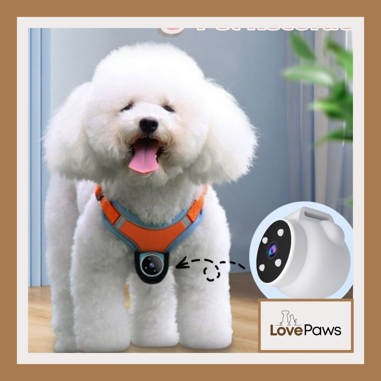 Pet Tracker Collar with Camera – GPS