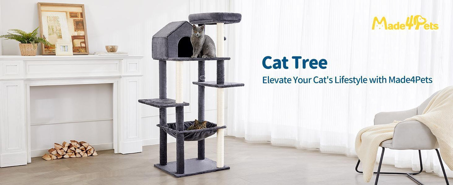 60-Inch Multi-Level Cat Tree