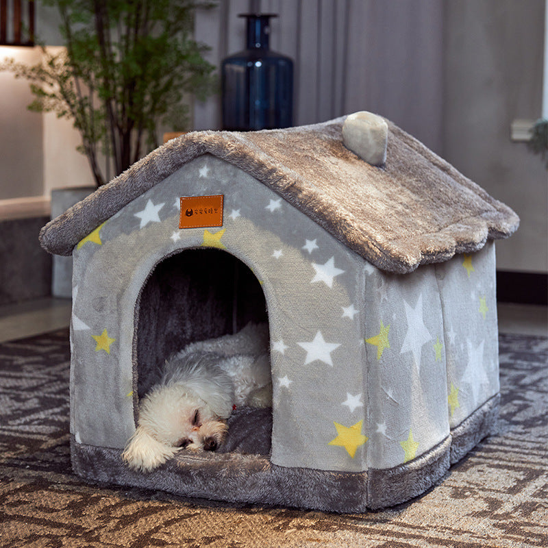 Foldable Winter Pet Villa