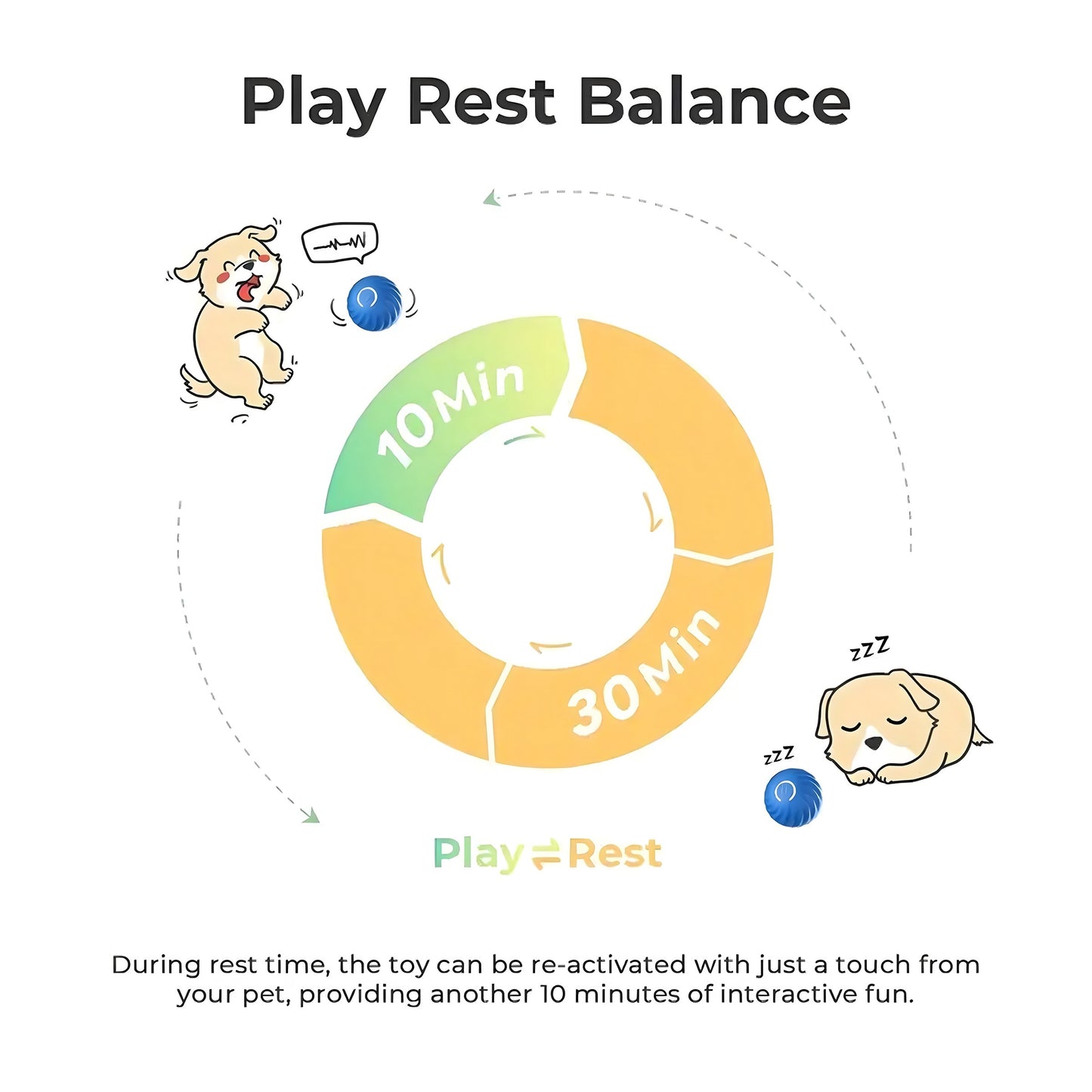 Interactive Bouncing Dog Ball