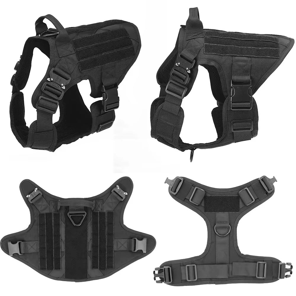 Tactical Dog Harness & Leash Set