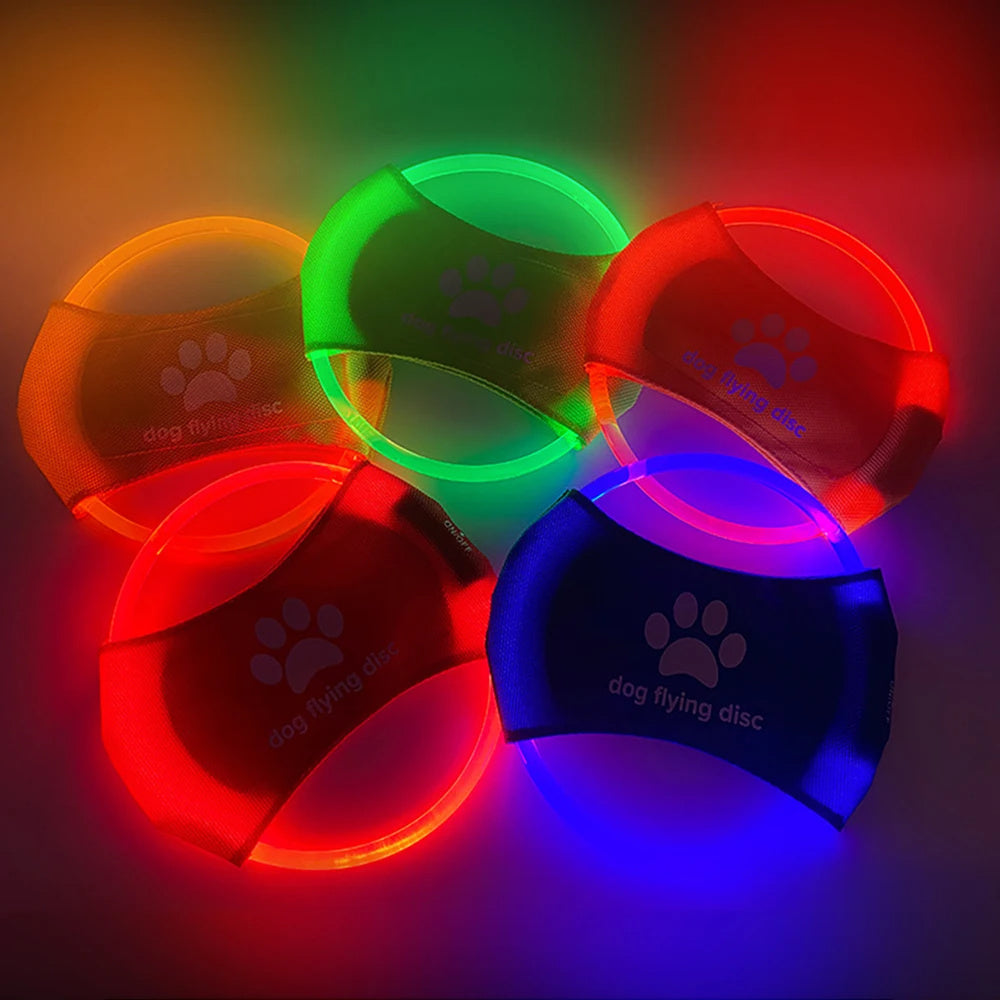 LED Light-Up Dog Flying Disc