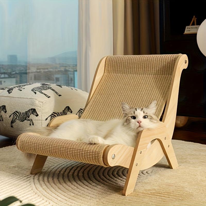 2-in-1 Cat Hammock & Scratching Post
