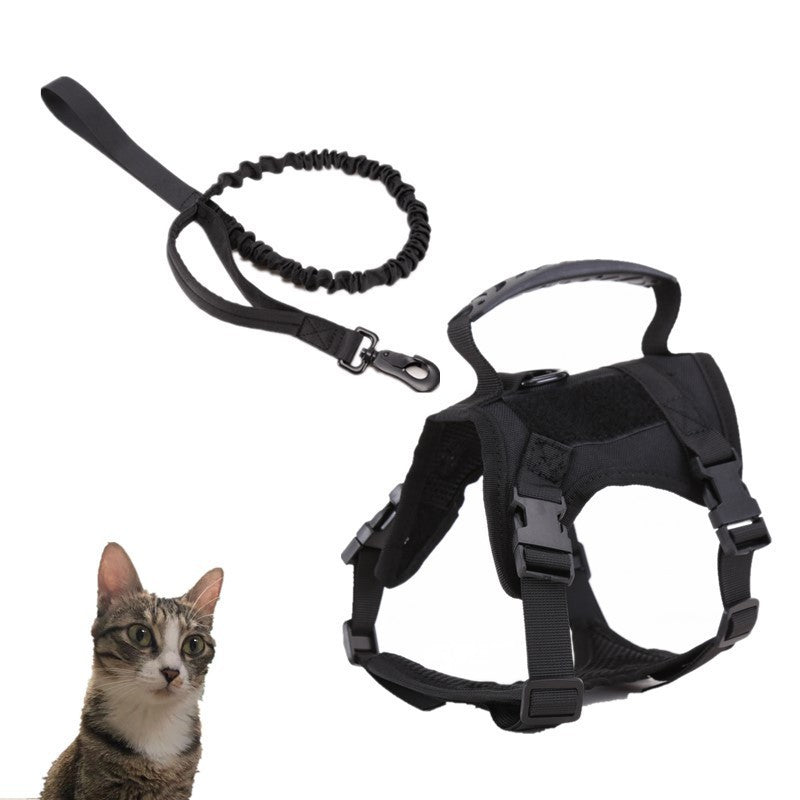 Cat Chest Strap Vest with Leash