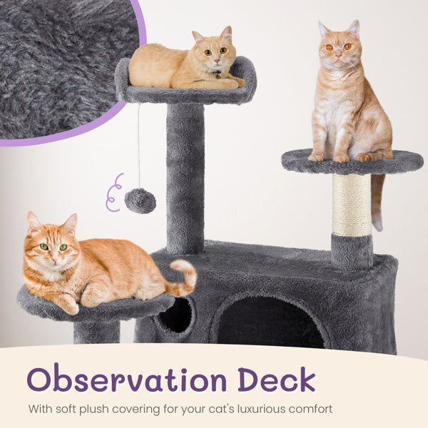 53-Inch Multi-Level Cat Tree Condo