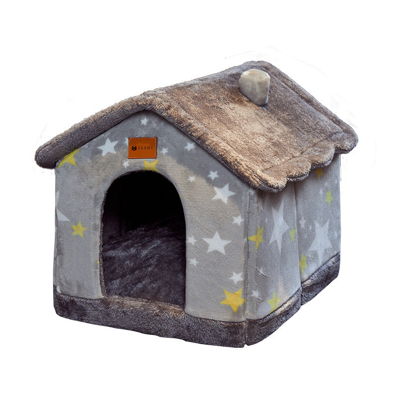 Foldable Winter Pet Villa