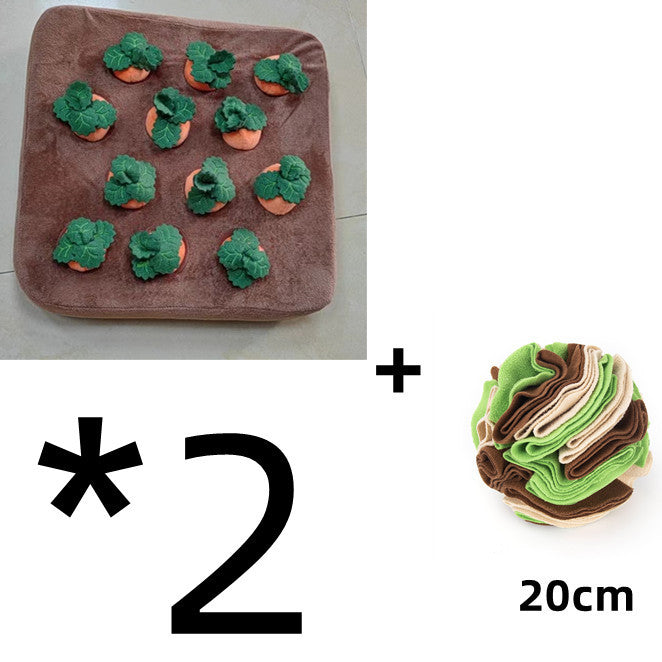 Carrot Snuffle Mat Toy