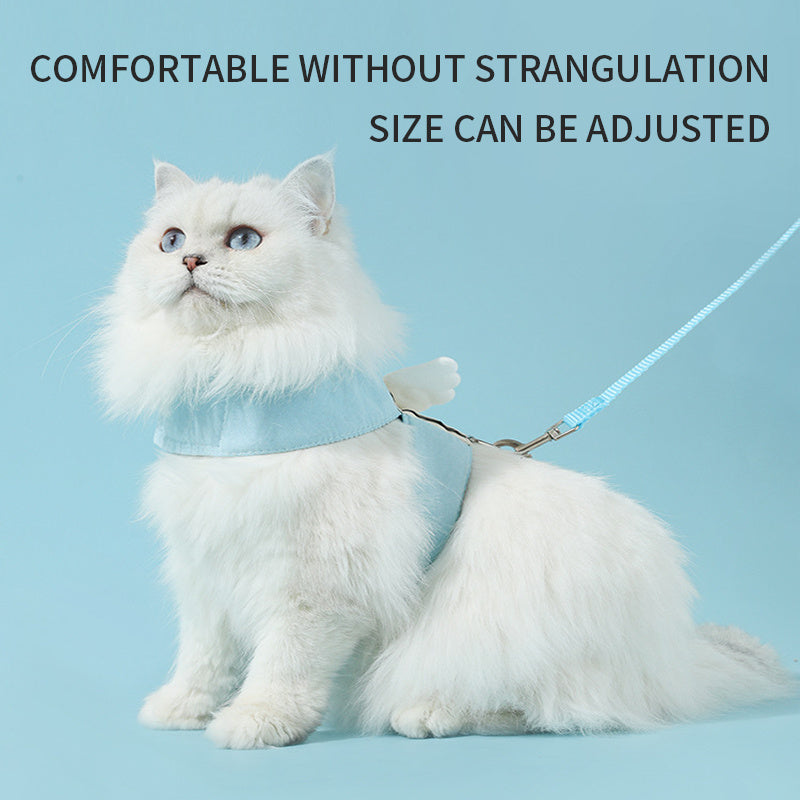 Angel Wings Cat Harness & Leash Set