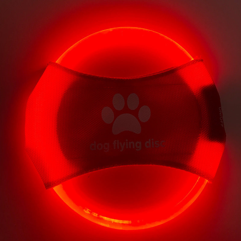 LED Light-Up Dog Flying Disc