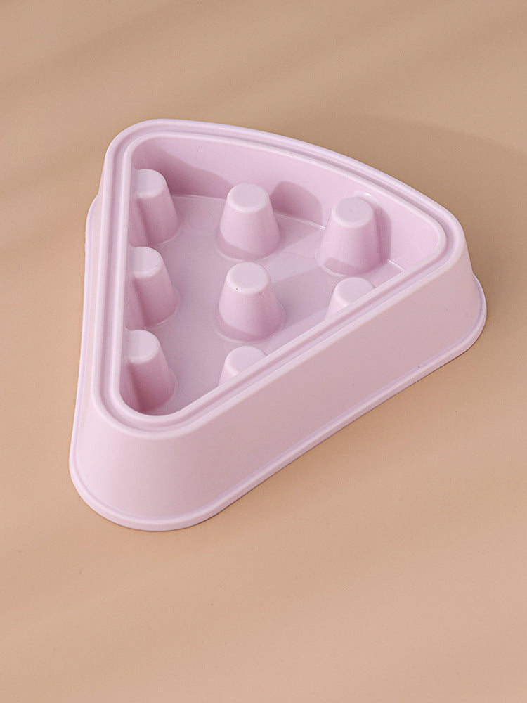 Cartoon Pizza Slow Feeder Bowl
