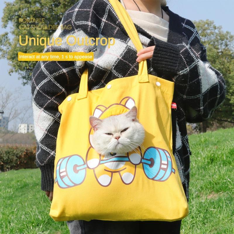 Pet Canvas Shoulder Bag
