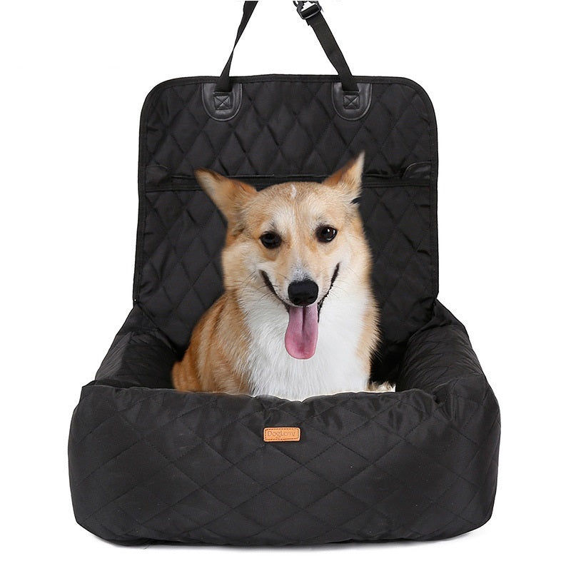 2-in-1 Folding Pet Carrier & Car Seat Pad