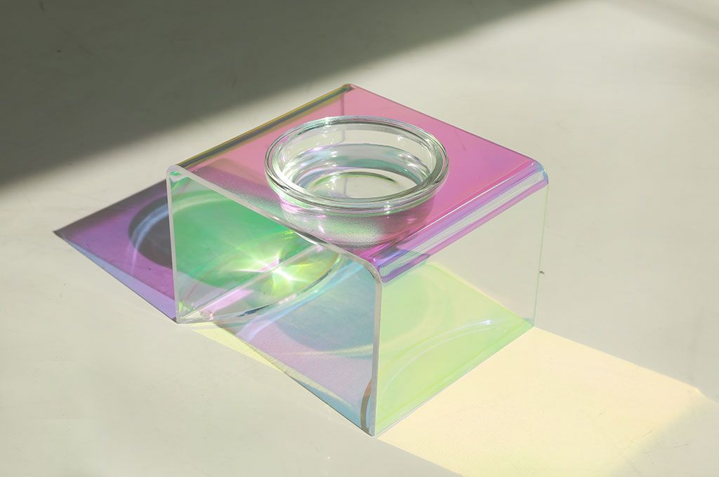 Acrylic Pet Dazzling Bowl