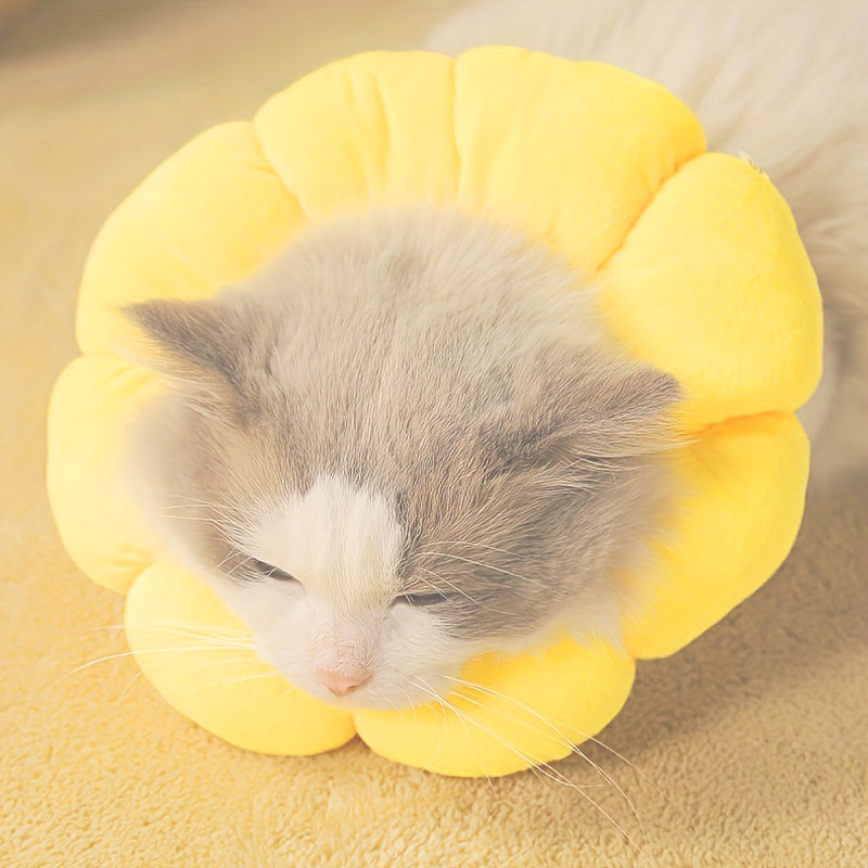 Cute Sunflower Recovery Collar