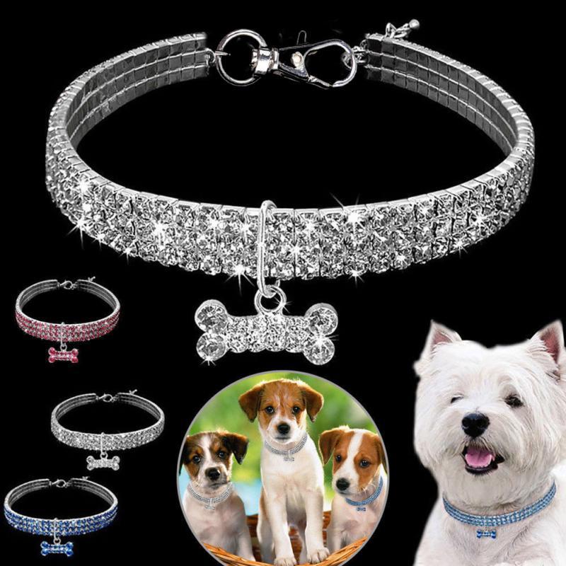 Bling Rhinestone Pet Collar