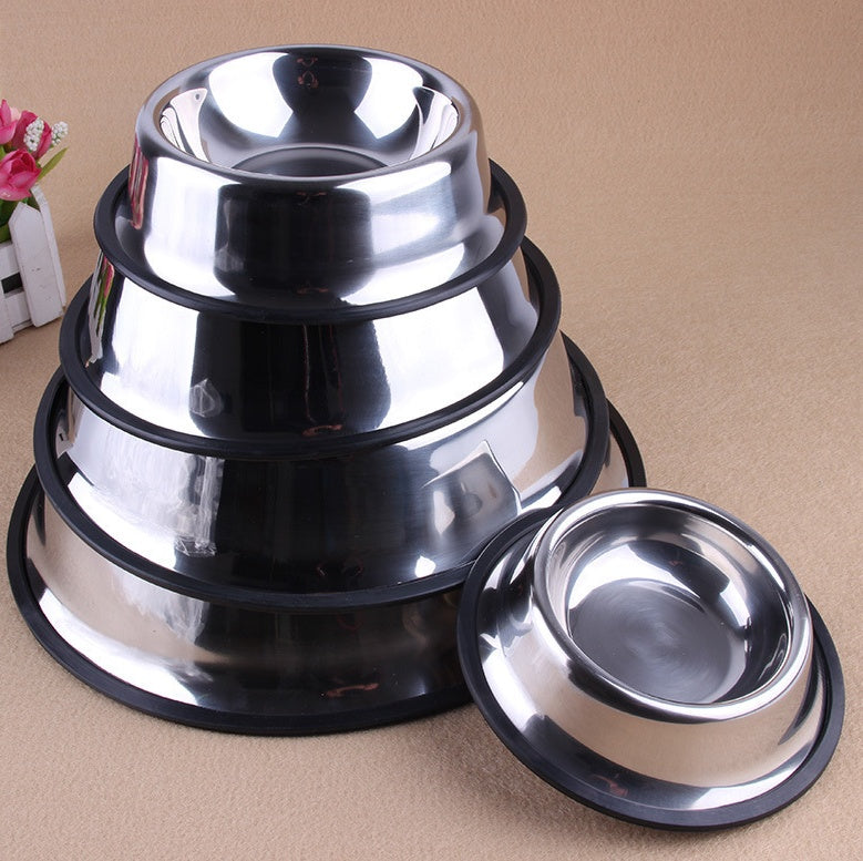 Classic Stainless Steel Pet Bowl