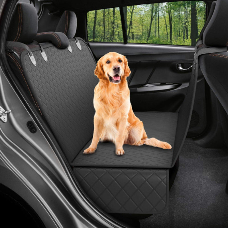 Dog Car Seat Cover with View Mesh