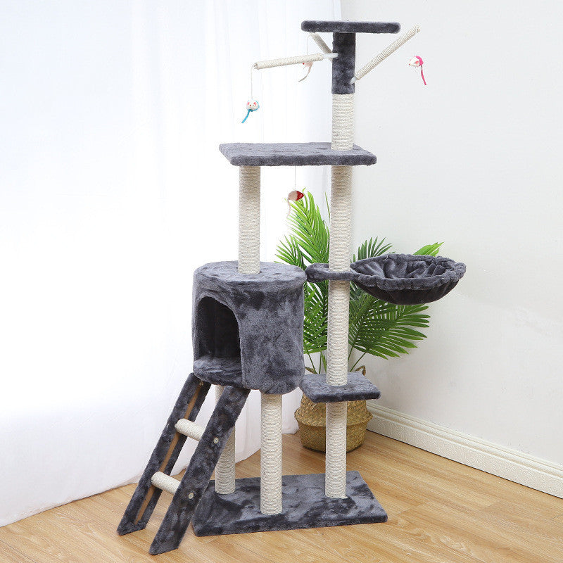 Multi-Level Cat Climber & House