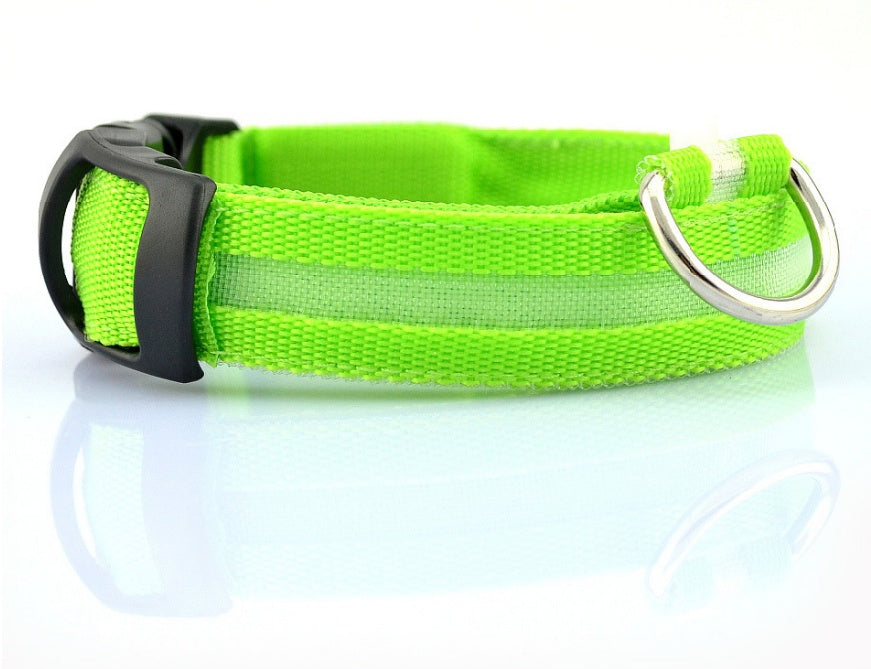 LED Light-Up Nylon Collar