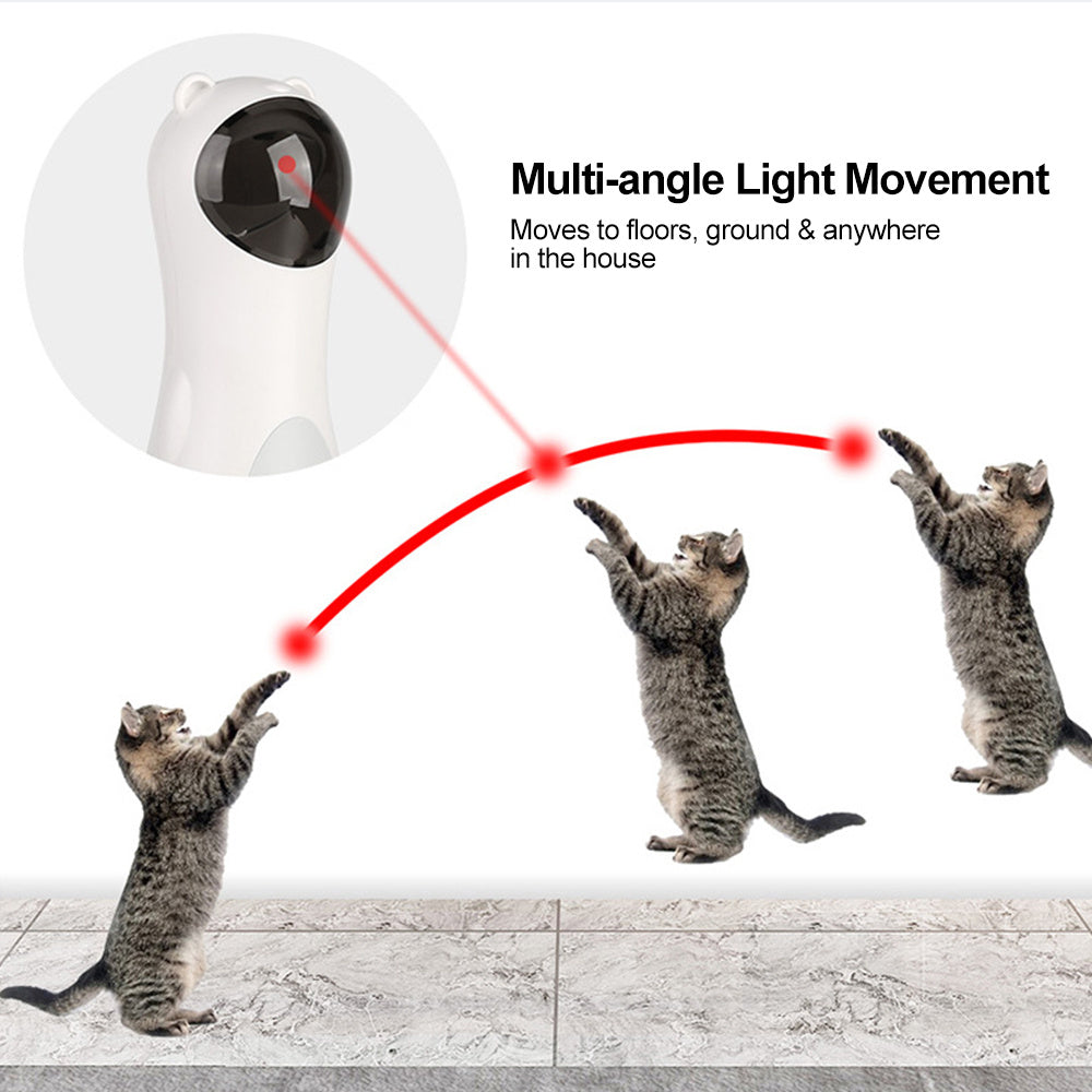 Bear-Shaped Automatic Laser Cat Toy