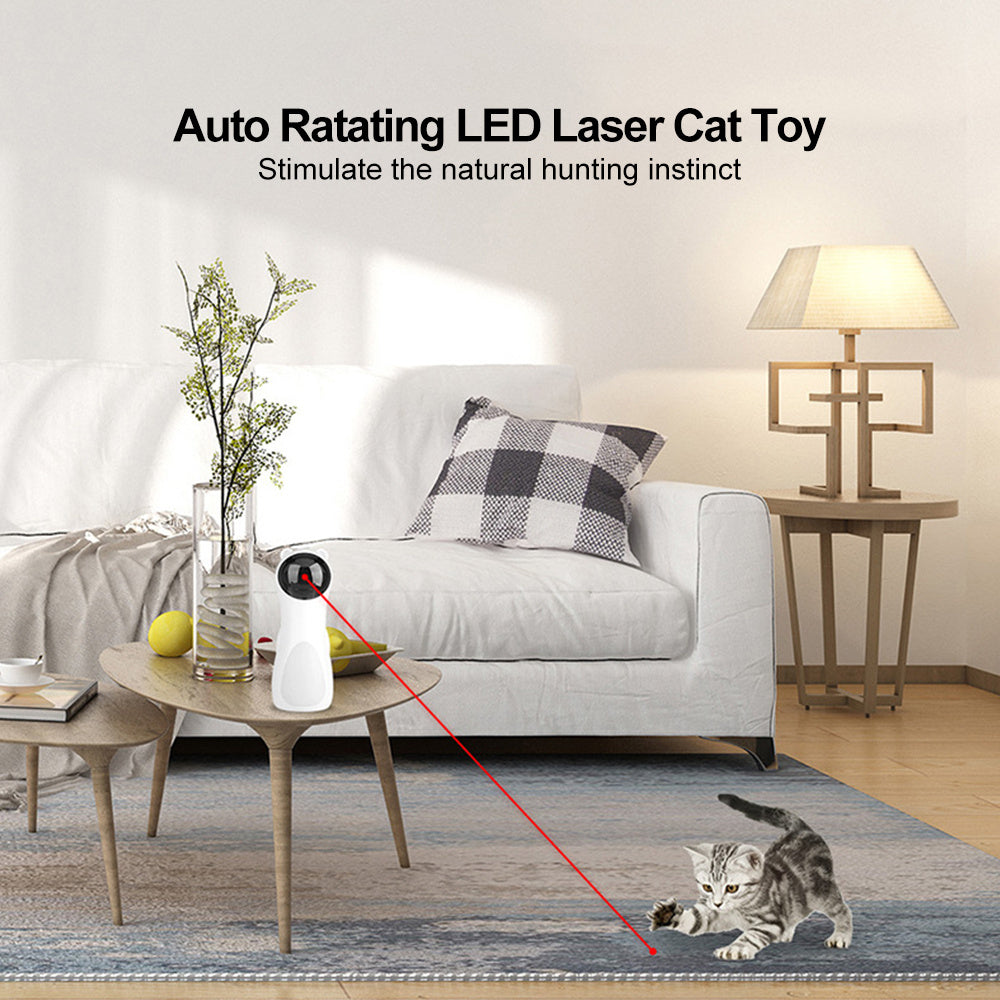Bear-Shaped Automatic Laser Cat Toy
