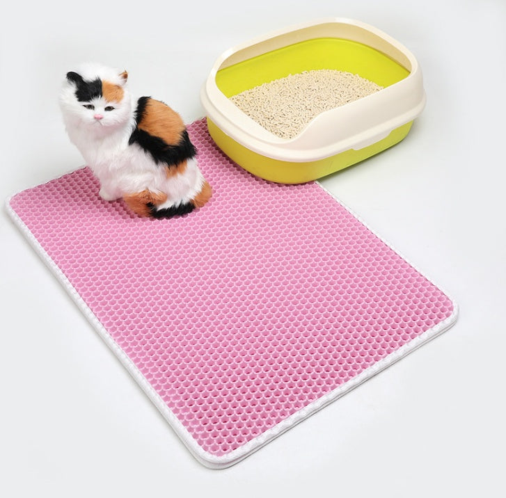 Double-Layer Cat Litter Mat