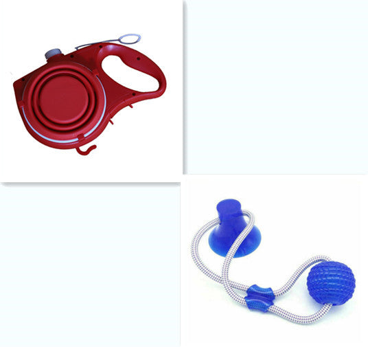 3-in-1 Dog Leash Set with Water Bottle & Bowl
