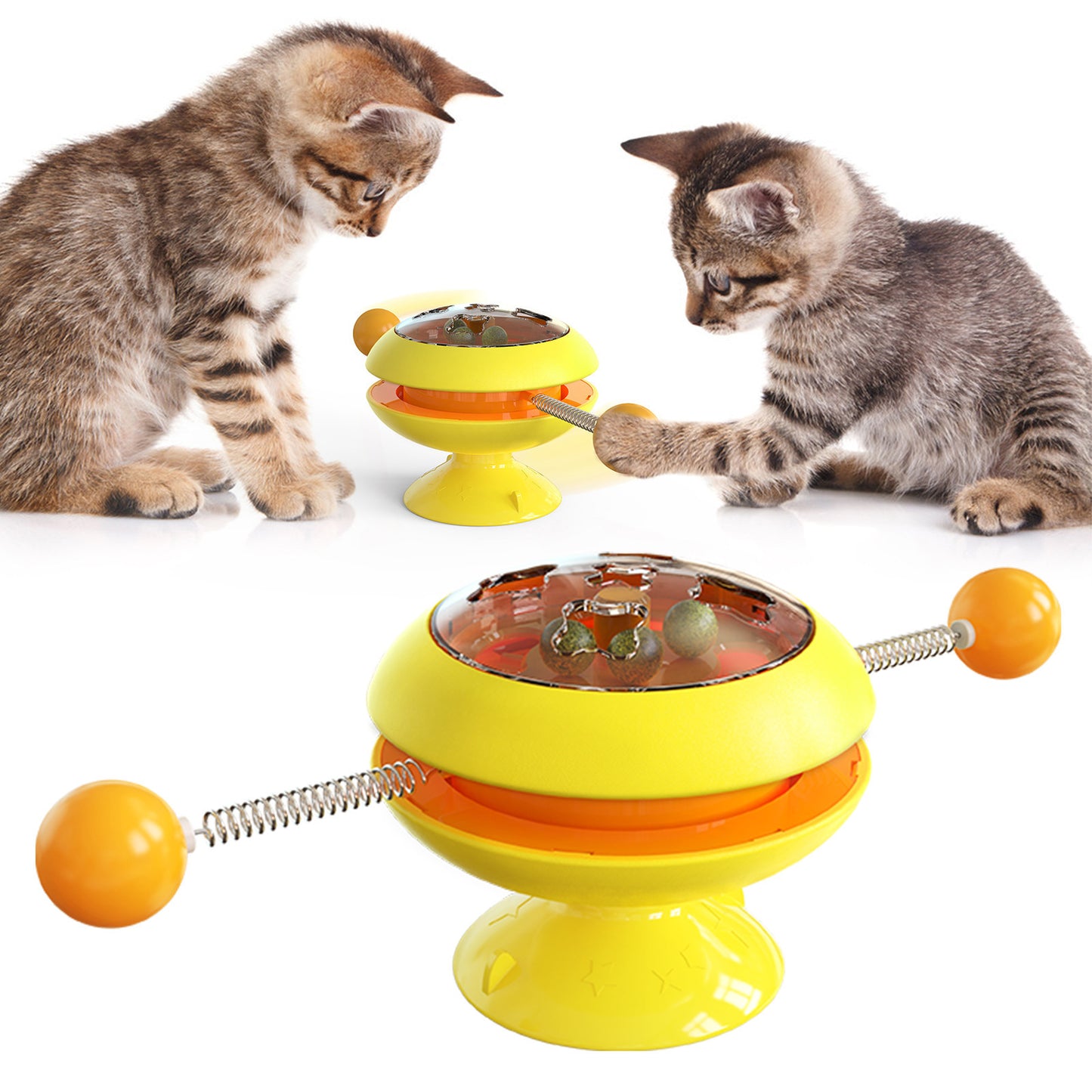 Interactive Rotating Cat Toy