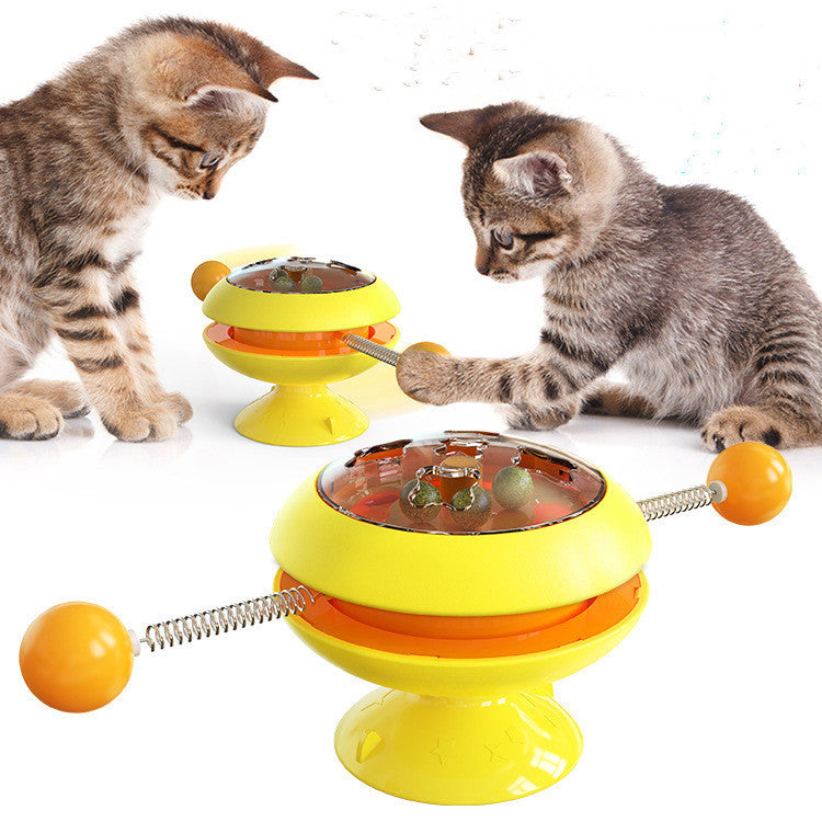 Interactive Rotating Cat Toy