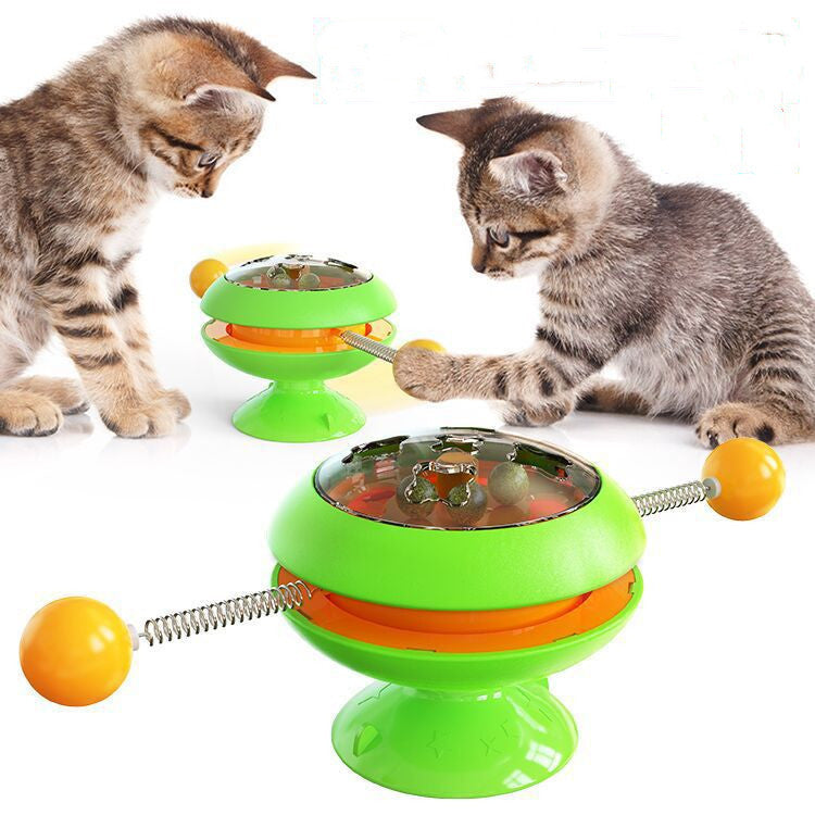 Interactive Rotating Cat Toy