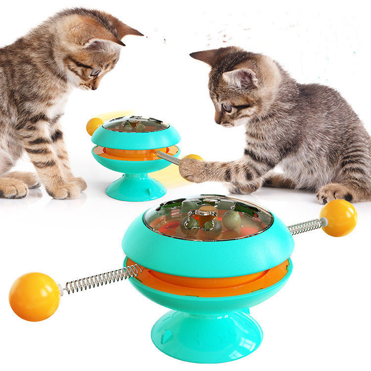 Interactive Rotating Cat Toy