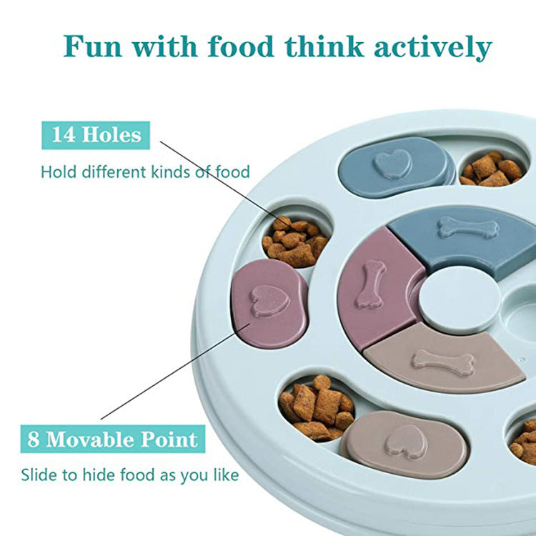 Interactive Dog Puzzle Feeding Bowl