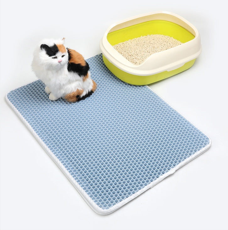 Double-Layer Cat Litter Mat