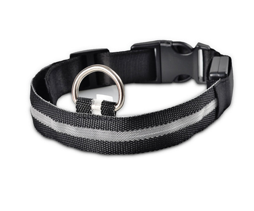 LED Light-Up Nylon Collar
