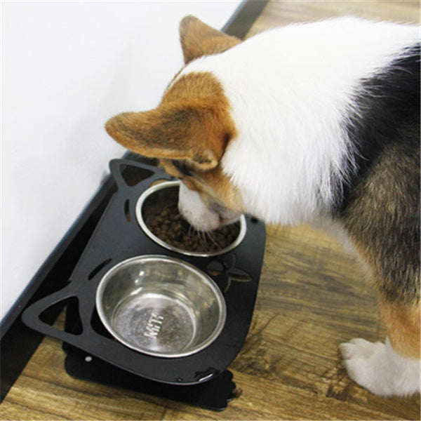 Anti-Falling Cat & Dog Feeding Water Bowl