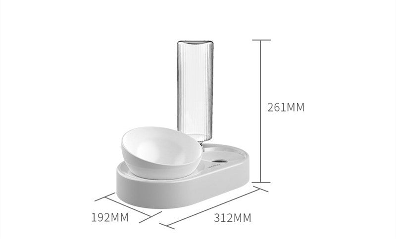 Double Bowl Automatic Pet Feeder
