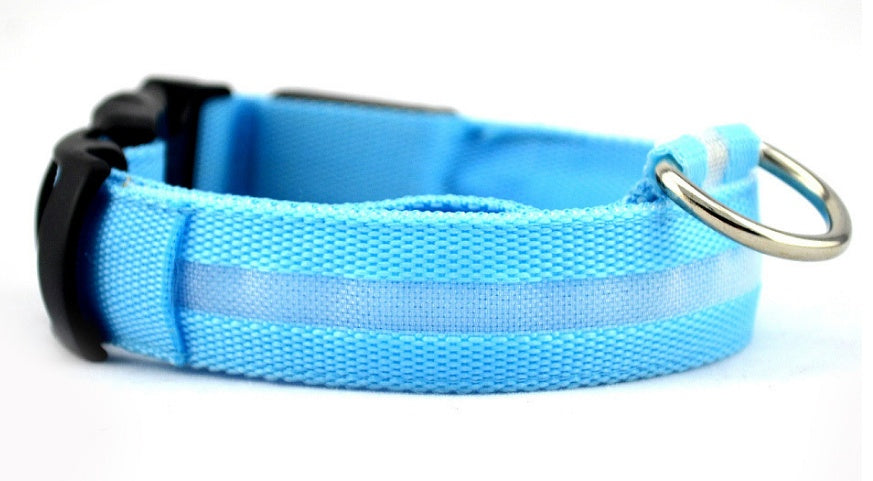 LED Light-Up Nylon Collar