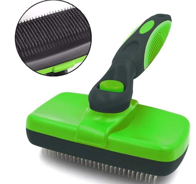 Pet Self-Cleaning Slicker Brush