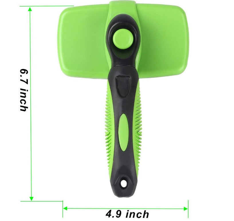 Pet Self-Cleaning Slicker Brush