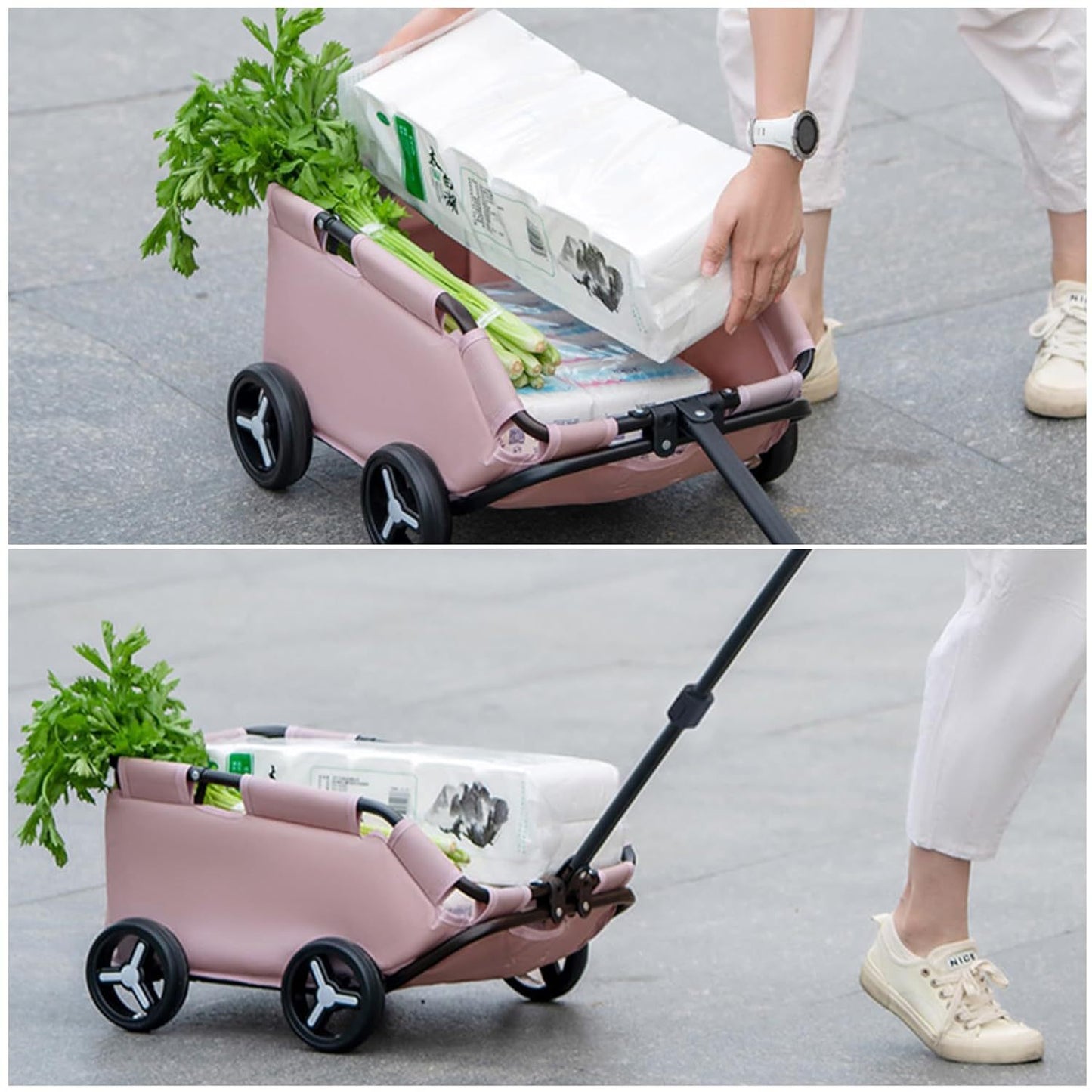 Foldable & Portable Trolley for Dogs and Cats