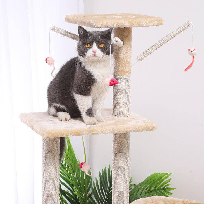 Multi-Level Cat Climber & House