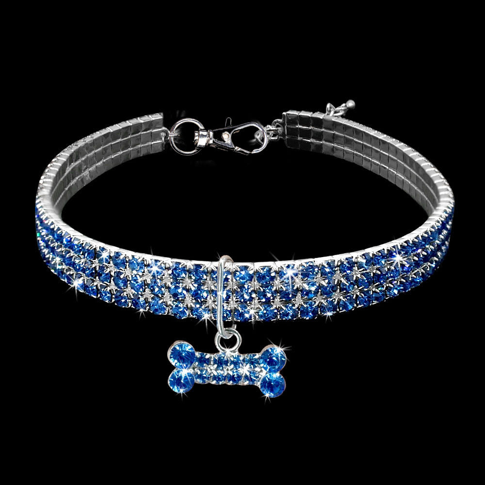 Bling Rhinestone Pet Collar