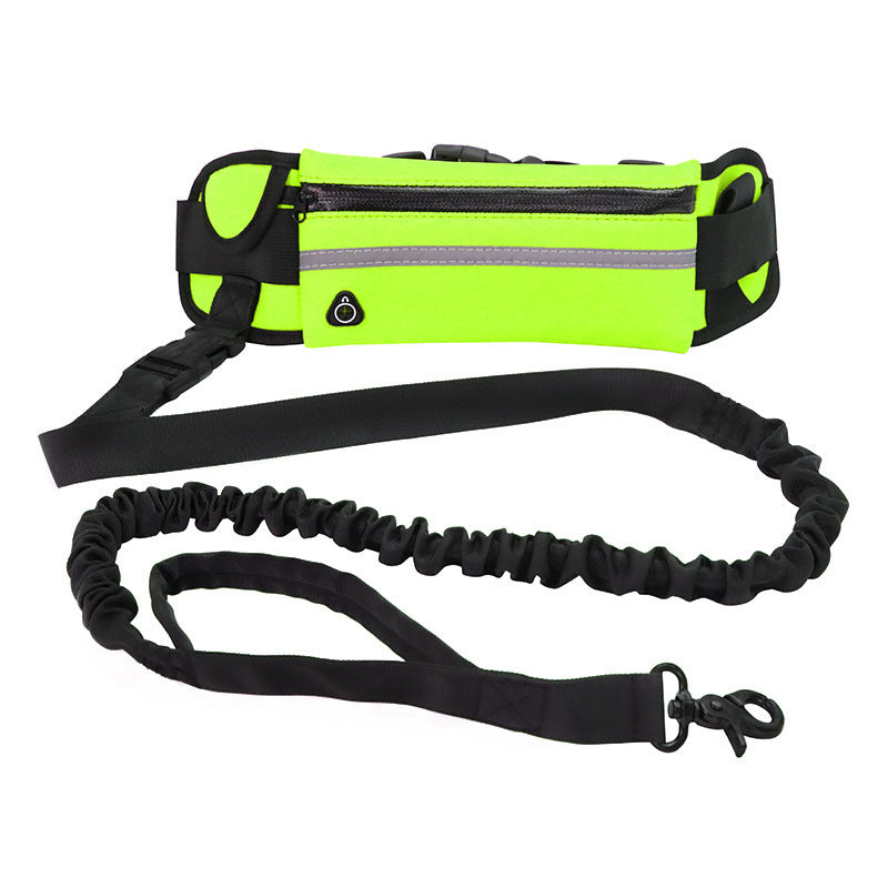 Hands-Free Dog Leash with Waist Belt