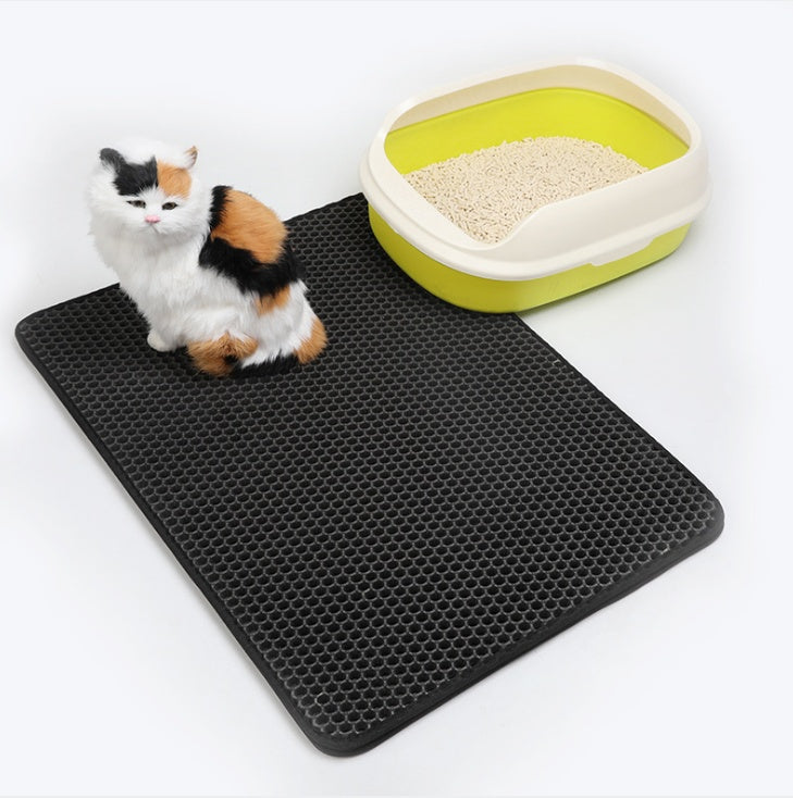 Double-Layer Cat Litter Mat