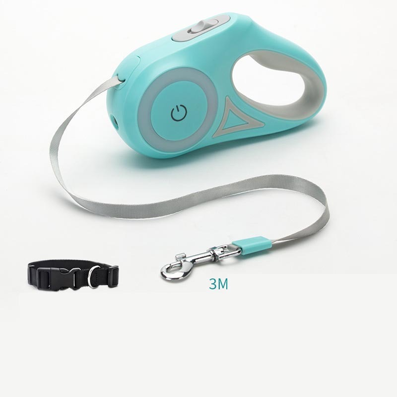 Retractable Dog Leash with Optional Collar