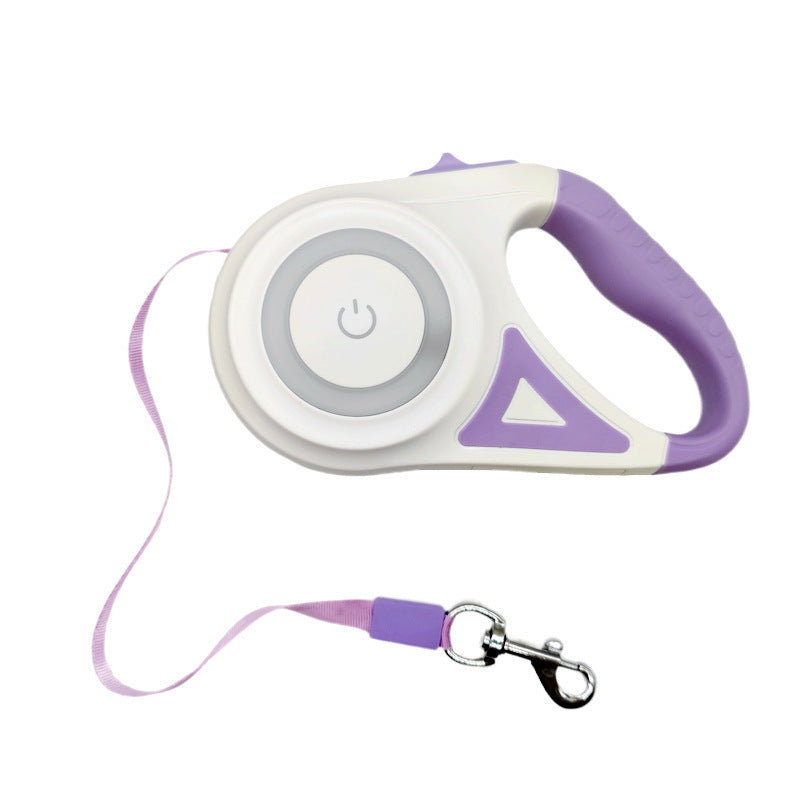 Retractable Pet Leash with LED Light