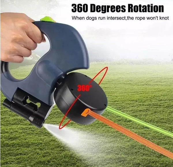 Dual Retractable Dog Leash