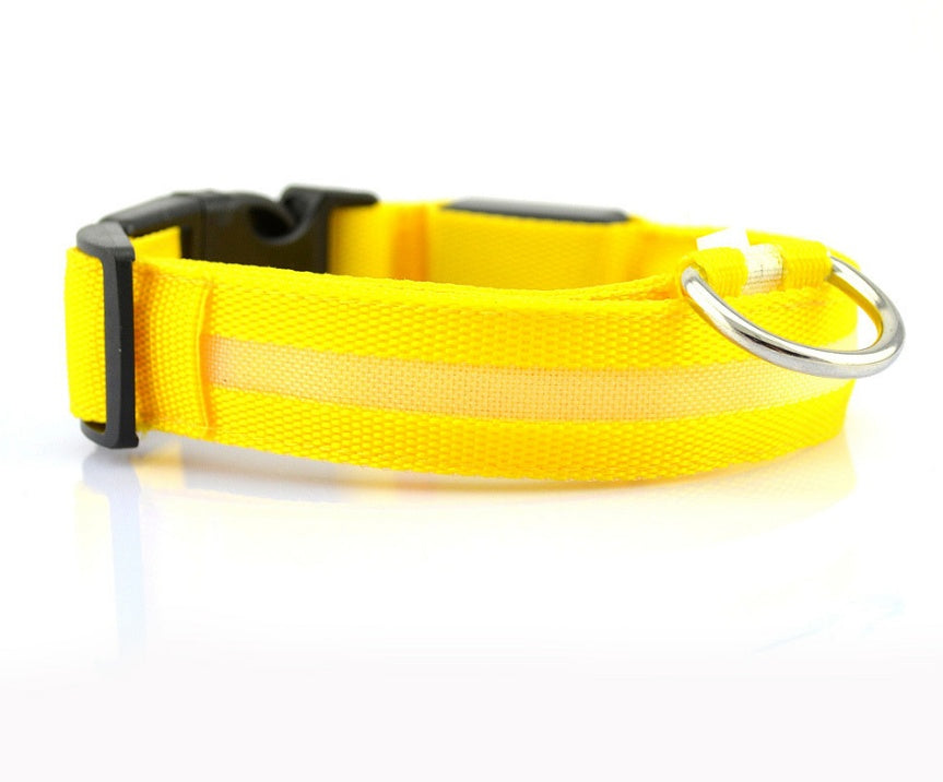 LED Light-Up Nylon Collar